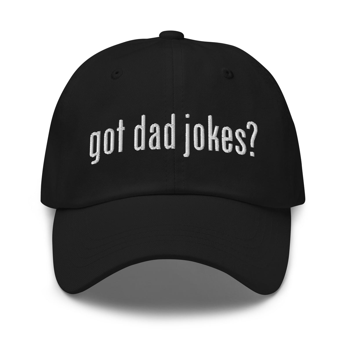 Funny Dad Jokes Baseball Cap - Adjustable, Cotton Blend, Unisex Adult Got Dad Jokes Dad hat main image 2